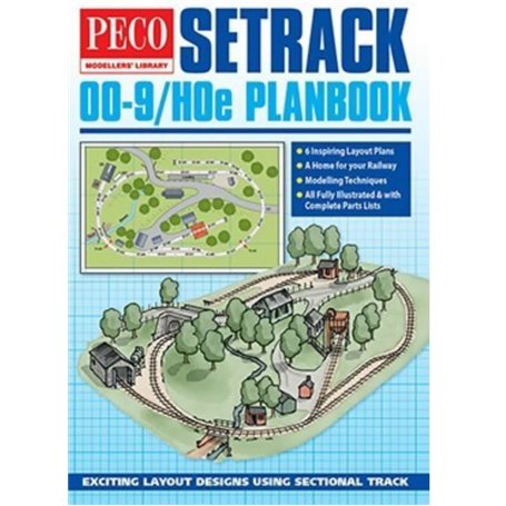 Peco PM-400 Spårplansbok OO-9/HOe Setrack Planbook