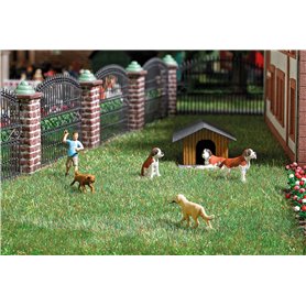 Busch 7896 Retriever game with dogs