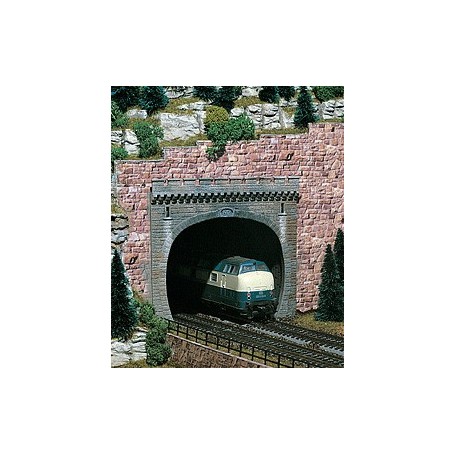 Vollmer 7812 Tunnelportal, grå, 2-spårs