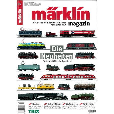 Märklin 345099 Märklin Magazin 2/2020 Tyska