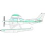 Minicraft 11662 Flygplan Cessna 150 Floatplane
