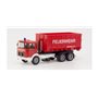Herpa 310963 MAN F8 roll-off container truck "Fire department"