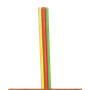 Brawa 3174 Kabel, 3-delad, gul/röd/grön, 5 meter. 0.14 mm². För Märklin
