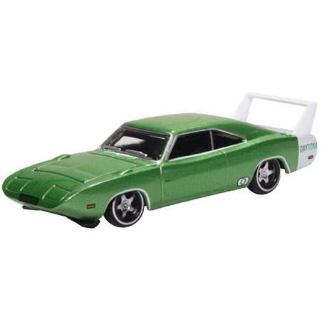 Oxford Models 133426 Dodge Charger Daytona 1969 Bright Green/white
