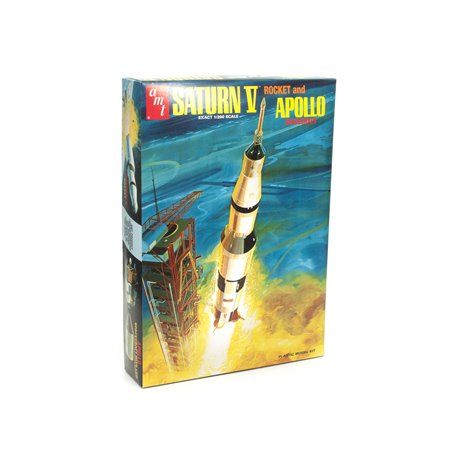 AMT 1174 Saturn V Rocket and Apollo Spacecraft