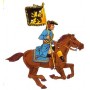 Prince August 933 Karoliner, Ryttare med fana, 40mm höga