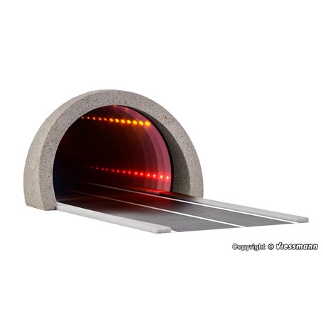 Viessmann 5098 Road tunnel modern, with LED mirroring- and depth effect