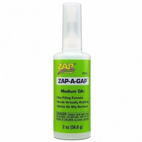 ZAP PT01 ZAP-A-GAP CA+ Superlim (Green Label), mediumflytande, 2 oz, 56.6 gram