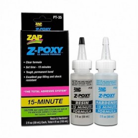 ZAP PT35 ZAP Z-POXY 15 MINUTE EPOXY, 4 oz, 118 ml