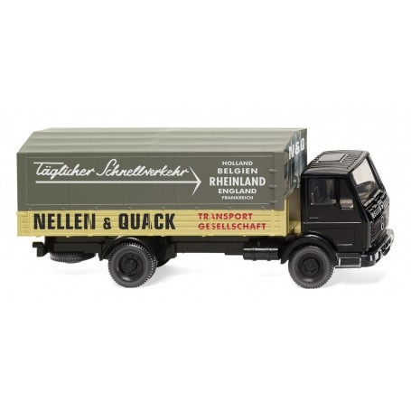 Wiking 43702 Flatbed lorry (MB NG) 'Nellen & Quack'