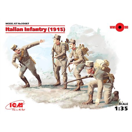 ICM 35687 Italian Infantry (1915) (4 figures)