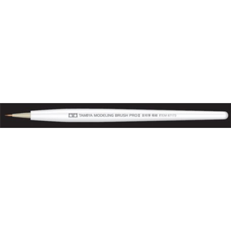 Tamiya 87173 Pensel Modeling Brush PRO II Pointed Brush, Extra Fine