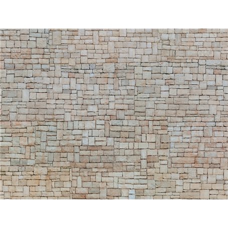 Noch 56642 Murplatta 3D "Lime Stone Wall" beige