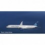 Herpa Wings 534321 Flygplan United Airlines - new Colors, Boeing 787-10 Dreamliner