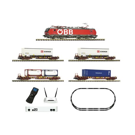 Fleischmann 931900 Digital Starter Set z21: Electric locomotive class 193 and goods train, ÖBB