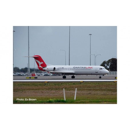 Herpa Wings 534567 Flygplan QantasLink Fokker 100 VH-NHP Paraburdoo