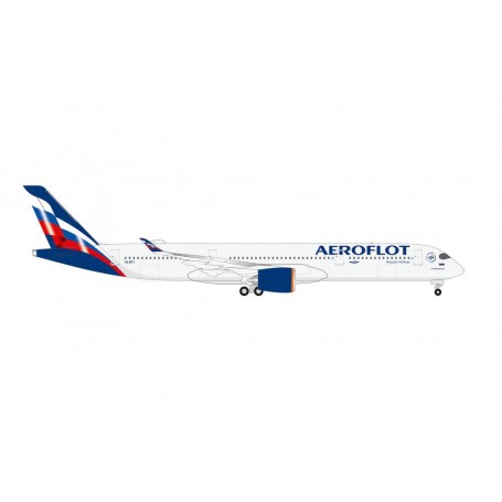 Herpa Wings 534574 Flygplan Aeroflot Airbus A350-900 VQ-BFY P. Tchaikovsky