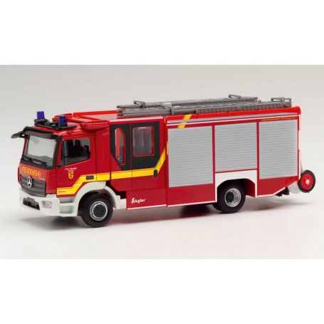 Herpa 095471 Mercedes-Benz Atego 13 Ziegler Z-Cab Fire brigade Dinklage