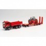Herpa 312349 MAN TGS M construction tipper with trailer and roller Kutter HTS
