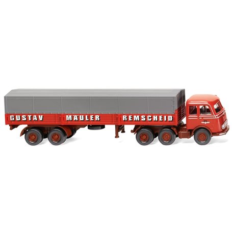 Wiking 48804 Flatbed tractor trailer (MB LPS 333)