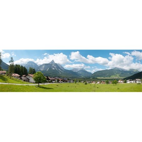 Vollmer 46106 Background setting Alpes, in 4 parts, 290 x 60 cm