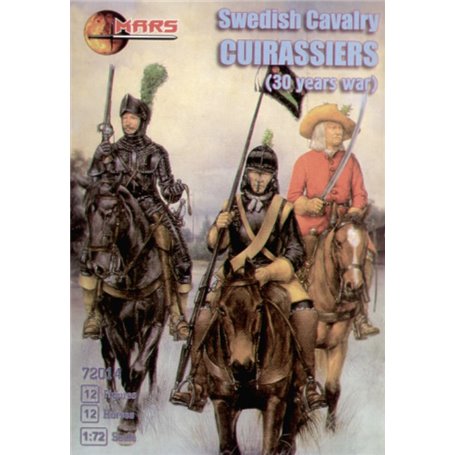 Mars 72014 Figurer Swedish Cavalry Cuirassiers 30 Years War