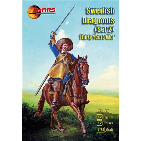 Mars 72095 Swedish Dragoons (Set 2) Thirty Years' War