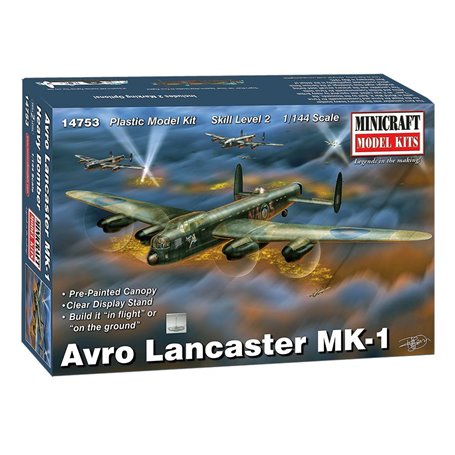 Minicraft 14753 Flygplan Avro Lancaster MK-1 Heavy Bomber