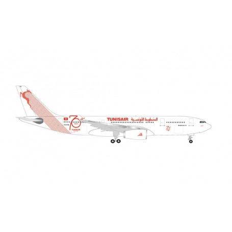 Herpa Wings 534659 Flygplan Tunisair Airbus A330-200 TS-IFM "Tunis"