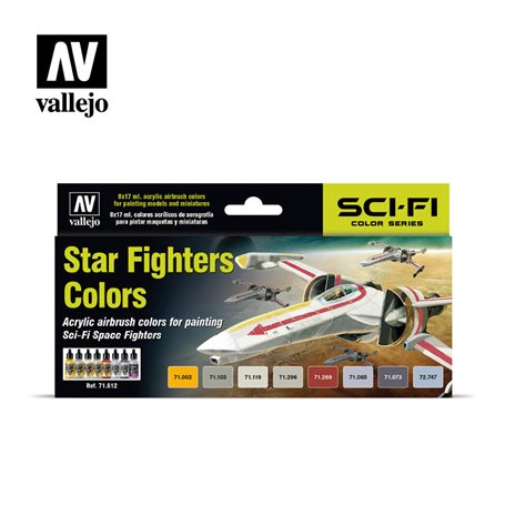 Vallejo 71612 Paint Set "Star Fighters"