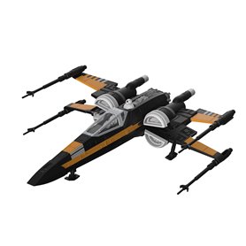 Revell 06763 Star Wars Build & Play Poe"s Boosted X-Wing Fighter