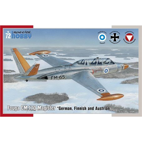 Special Hobby 72373 Flygplan Fouga CM.170 Magister German, Finnish and Austrian