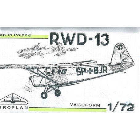 Broplan MS08 Flygplan RDW-13