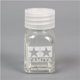 Tamiya 81043 Spare bottle mini, square, 10 ml