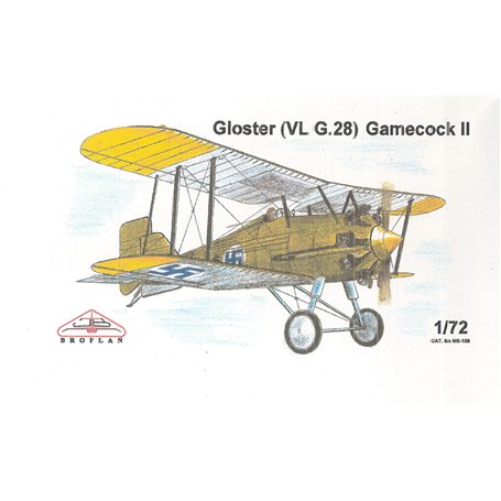 Broplan MS108 Flygplan Gloster (VL G.28) Gamecock II