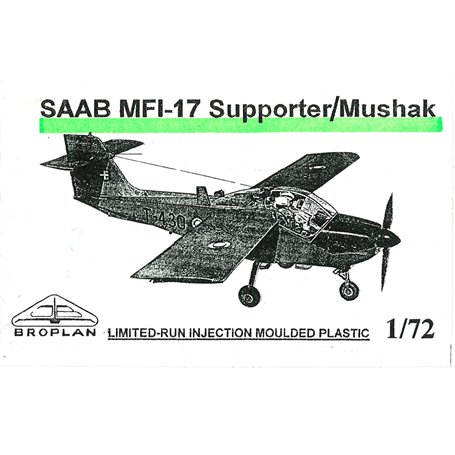 Broplan MS65 Flygplan SAAB MFI-17 Supporter/Mushak