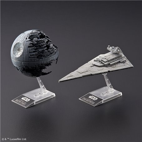 Revell 01207 Star Wars BANDAI "Death Star II + Imperial Star Destroyer"
