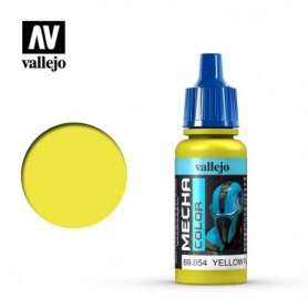 Vallejo 69054 Mecha Color 054 Yellow Flourescent 17ml