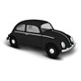 Busch 52902 VW beetle with pretzel window, black, 1952