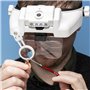 Model Craft LC1769USB Lightcraft Professional LED Headband Magnifier With Bi-Plate Magnification & Loupe