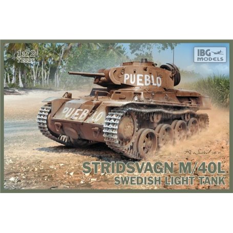 IBG Models 72036 Tanks Stridsvagn m/40 L Swedish light tank