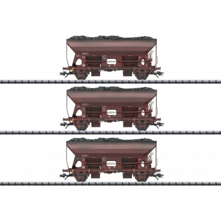 Trix 24123 Vagnsset med 3 tippvagnar Fcs 6450 DDR/GDR