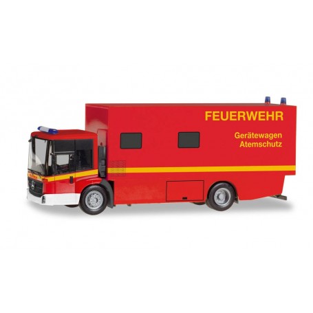 Herpa 095723 Mercedes-Benz Econic box truck "Feuerwehr Gerätewagen Atemschutz"