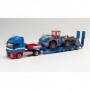 Herpa 312851 Iveco Stralis NP with Goldhofer allrounder and Liebherr wheel loader "Riwatrans"