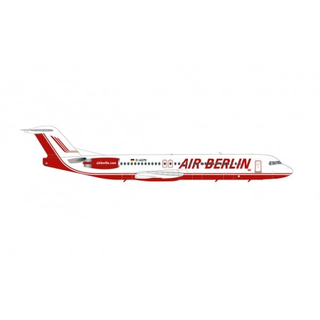 Herpa Wings 571203 Flyplan Air Berlin Fokker 100 D-AGPK