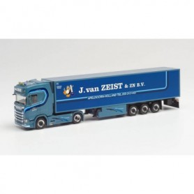 Herpa 313063 Scania CS 20 HD refrigerated box semitrailer J.van Zeist (Niederlande/Wenum-Wiesel)
