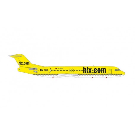 Herpa Wings 571258 Flygplan Hapag-Lloyd Express Fokker 100