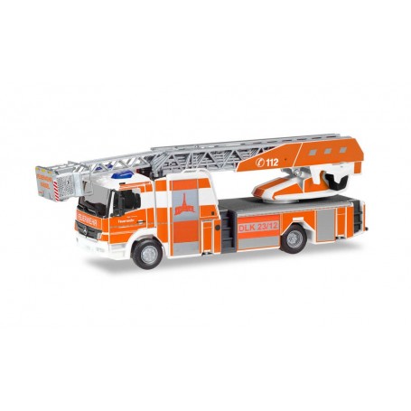 Herpa 096119 Mercedes-Benz Atego Rosenbauer turnable ladder fire brigade Kassel