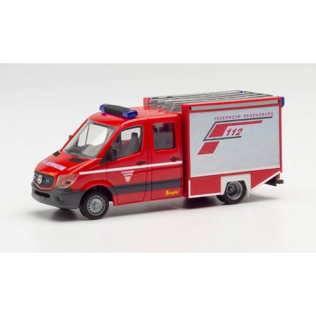 Herpa 096164 Mercedes-Benz Sprinter`13 small alarm vehicle fire department Regensburg