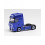 Herpa 311533-003 Mercedes-Benz Actros Gigaspace `18 rigid tractor with light bar and crash protection, ultramarine blue